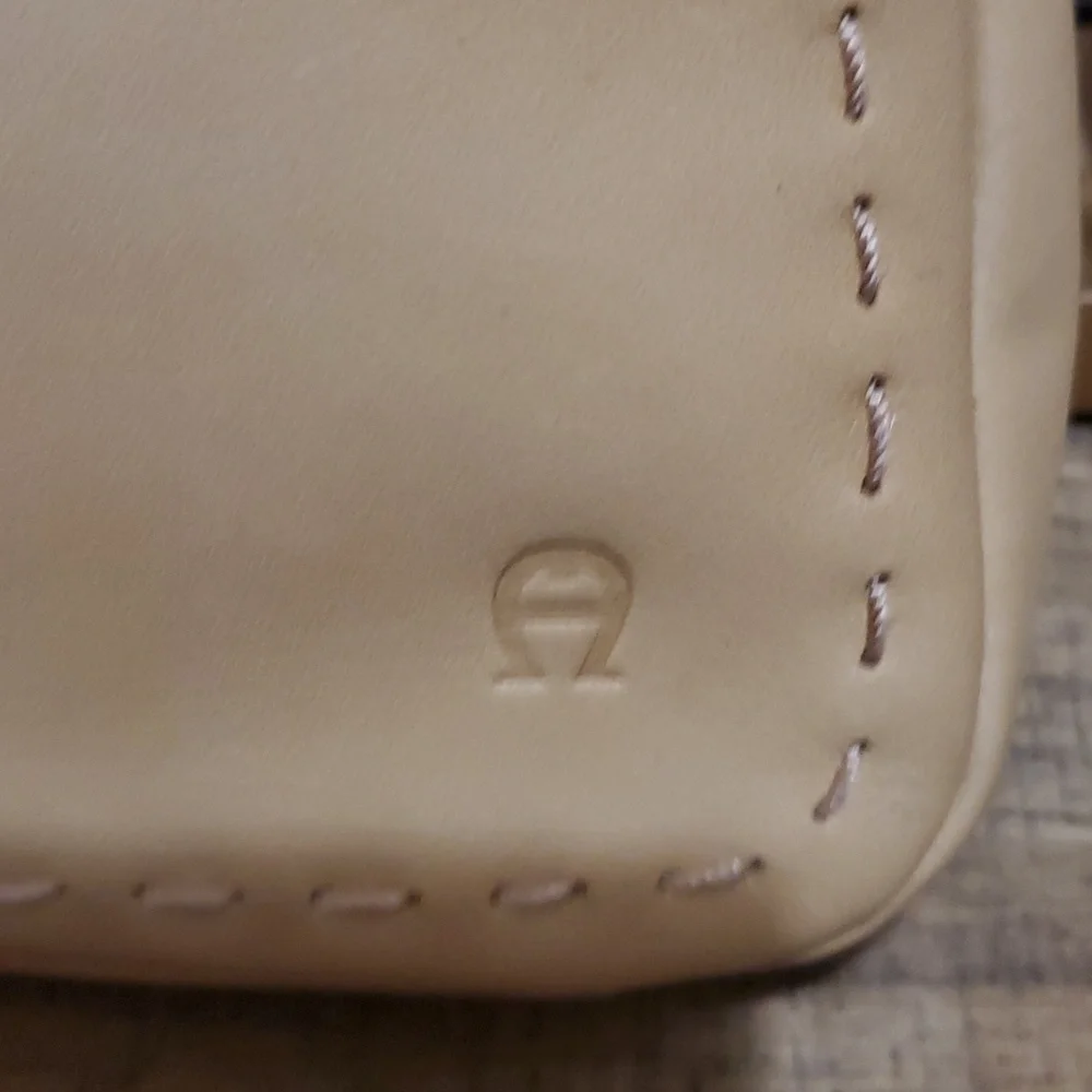 ETIENNE AIGNER Womens Genuine Soft Leather, Small Shoulder Purse Bag